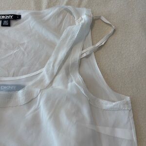 DKNY silk tank top size L